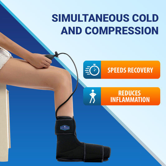 Icy Wrap Cold Compression Wrap for Ankle & Foot Pain