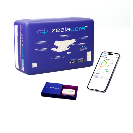 SMART Adult Size Briefs Diapers STARTER BUNDLE Sensor and Adult Size Diapers Starter Kit